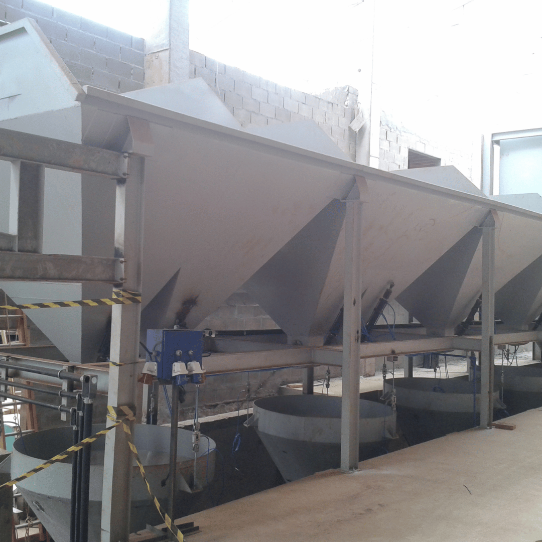 Moega para pá carregadeira