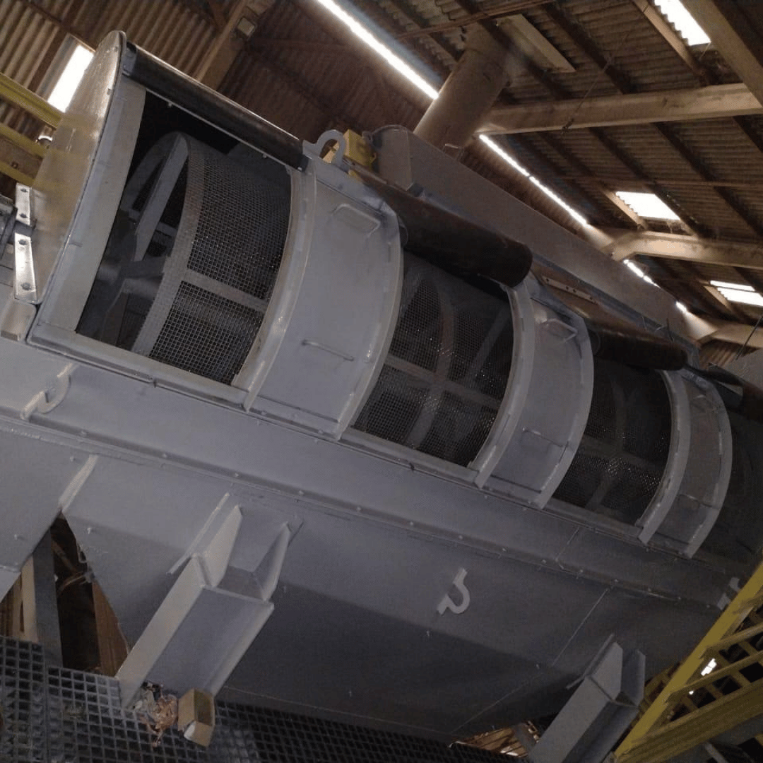 Peneira vibratória para padronização do produto