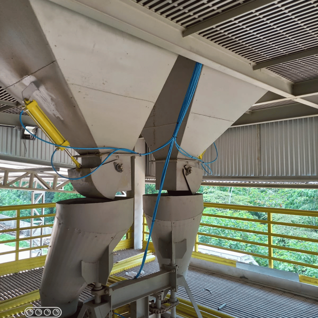 Balança dosadora para formulação de adubo