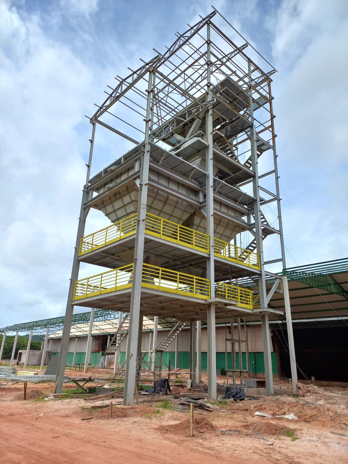 Equipamento instalado e operando