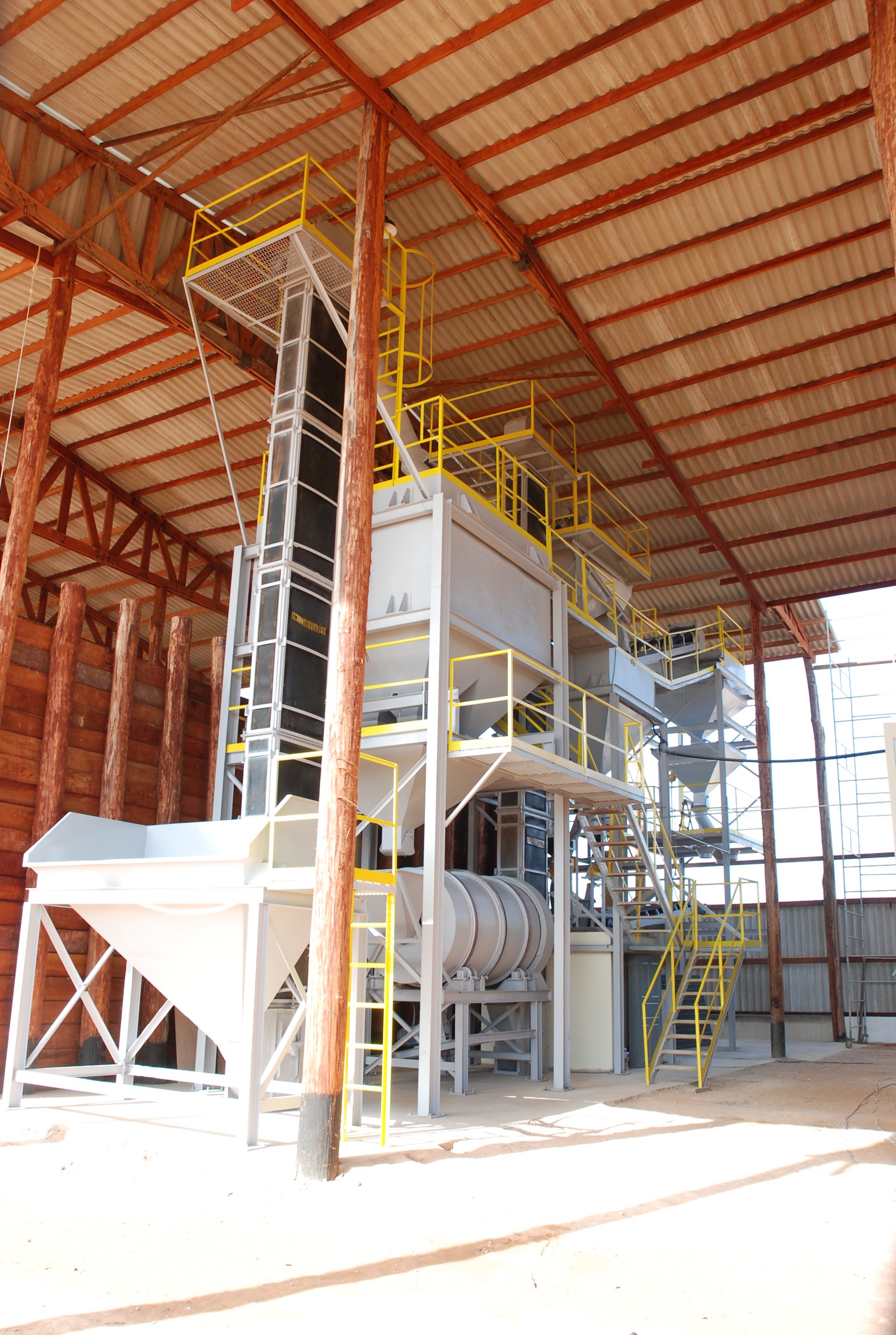 Planta industrial de fertilizantes